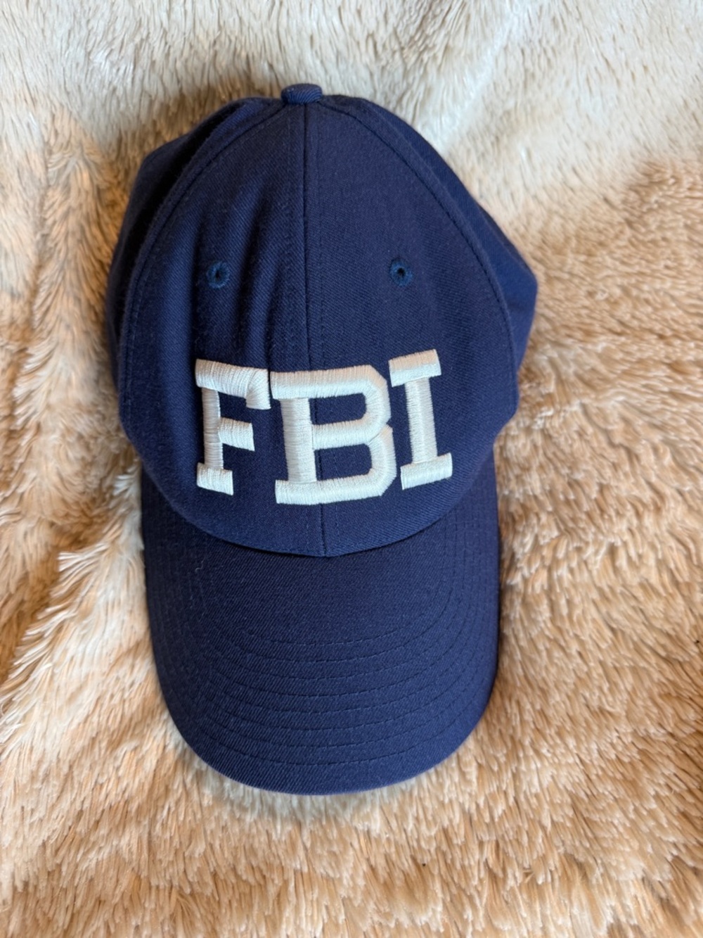 Gear For Sports FBI Navy and Gray Baseball Cap with Embroidered Logo
